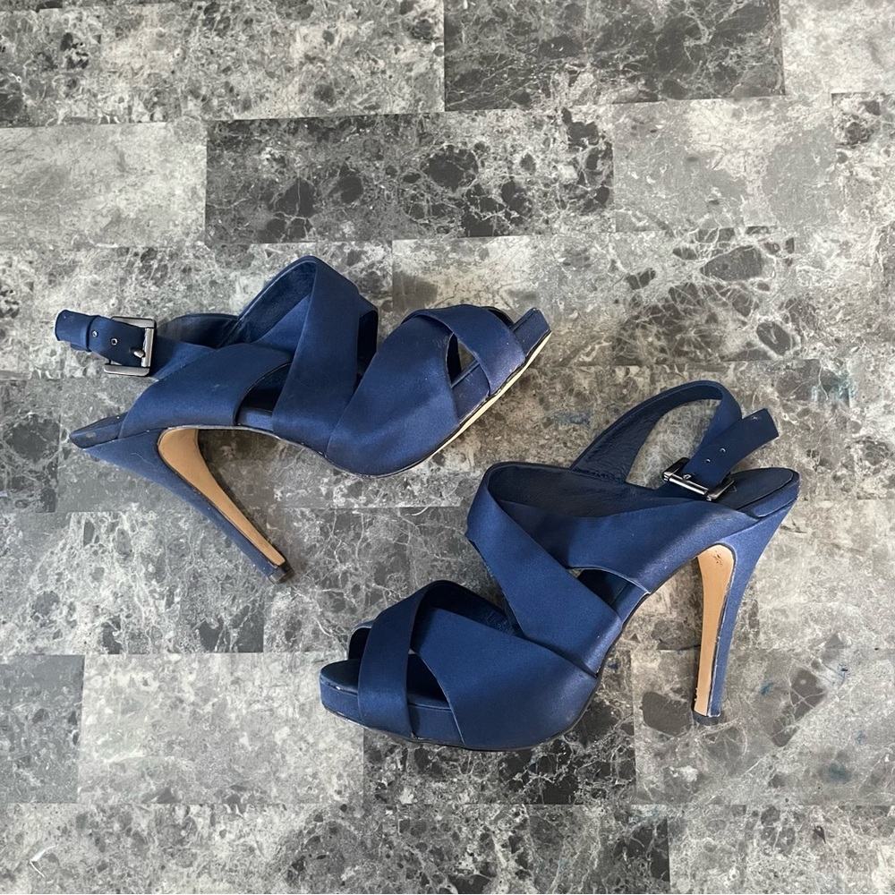 Aldo Blue Strappy Heels